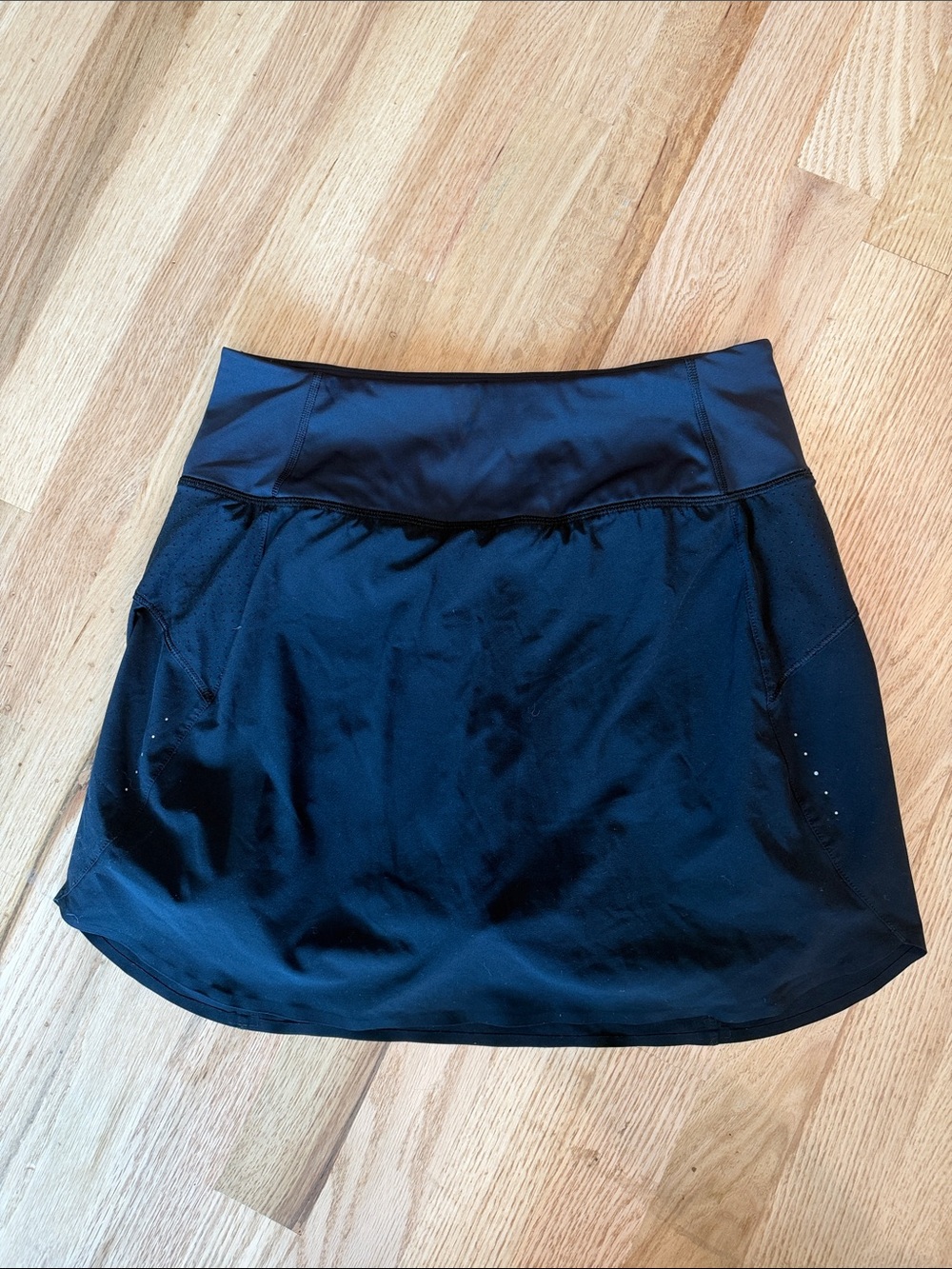 Athleta Black Skater Tennis Skirt with Built-In Shorts